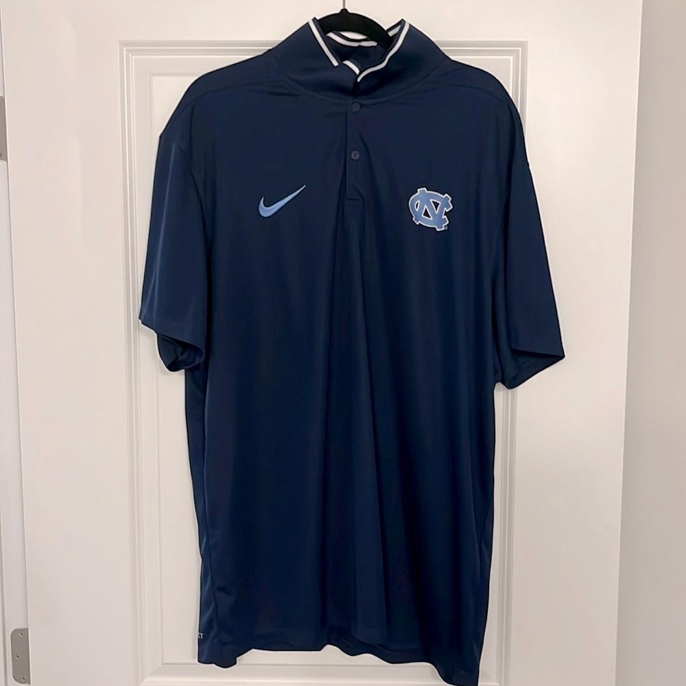 UNC Nike coaches polo - Navy